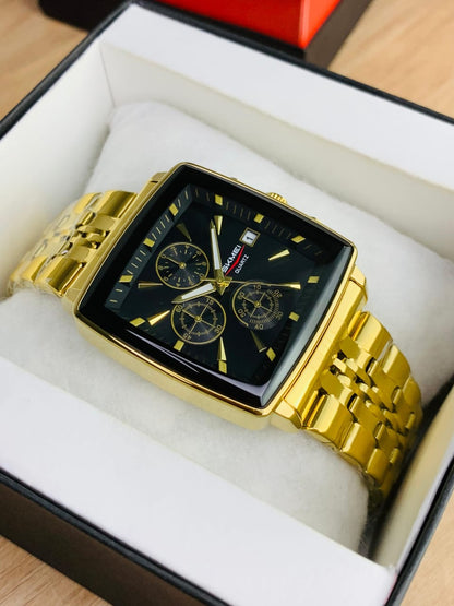 SKMEI 2434 - Square Shape Chronograph Working Watch For Men's