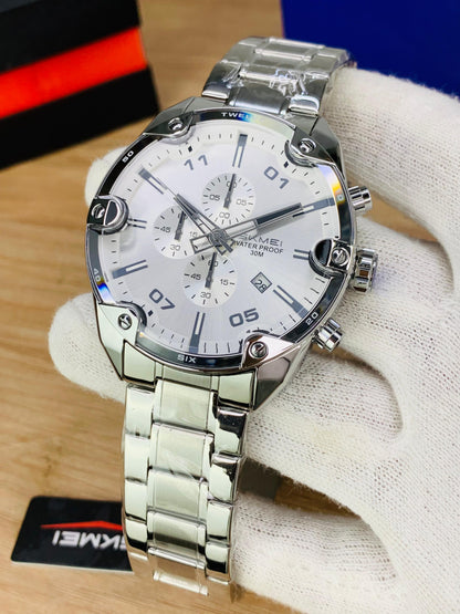 SKMEI 9387 - Unique Design Chronograph Working Watch For Men