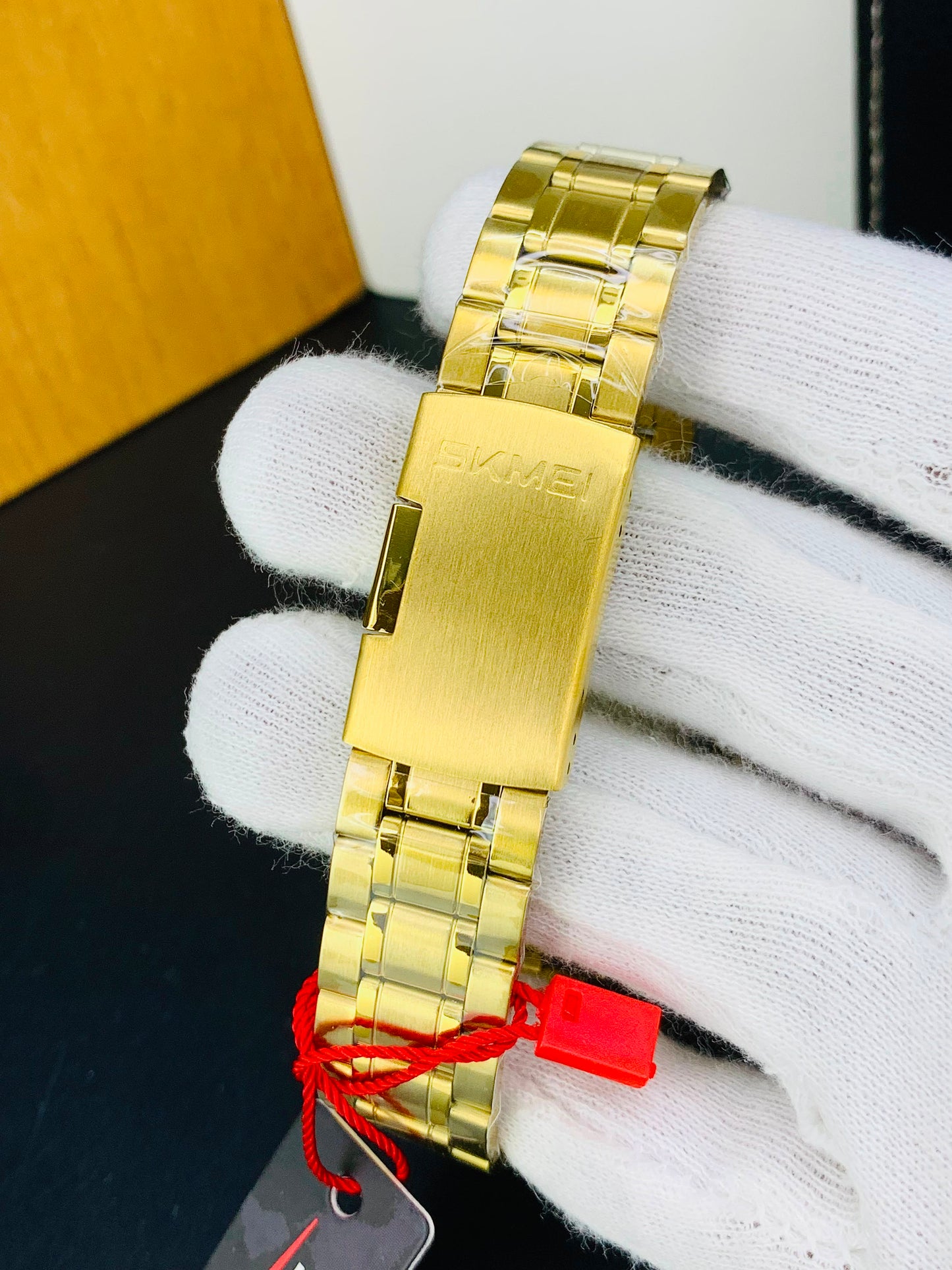 SKMEI 2445 - Dual Time Stainless Steel Chain Watch For Men's