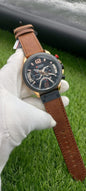 CURREN 8329 - Leather Belt Chronograph Working Watch For Men's