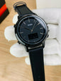 SKMEI 1652 - Leather Belt Dual Time Casual Watch For Men's