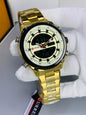 CURREN 8404 - Dual Time Analog And Digital Display Watch For Men's