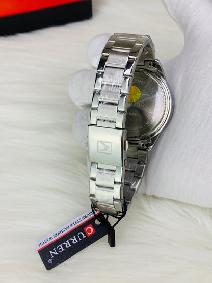 CURREN 8355 - Stainless Steel Chronograph Working Watch For Men's