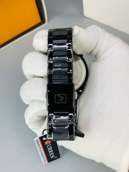 CURREN 8345 - Casual Stainless Steel Watch For Men's