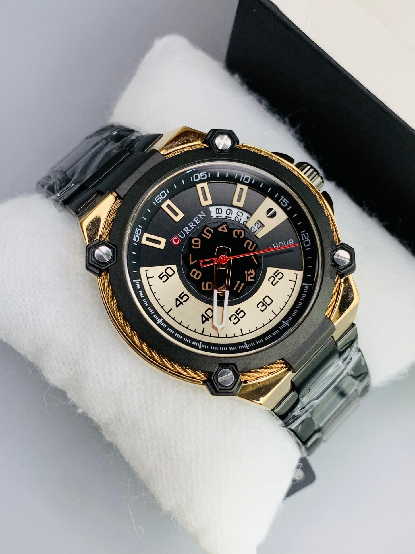 CURREN 8345 - Casual Stainless Steel Watch For Men's