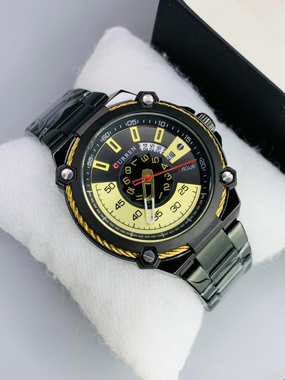 CURREN 8345 - Casual Stainless Steel Watch For Men's