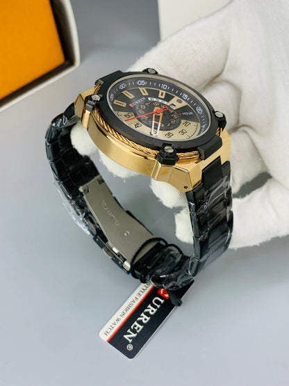 CURREN 8345 - Casual Stainless Steel Watch For Men's