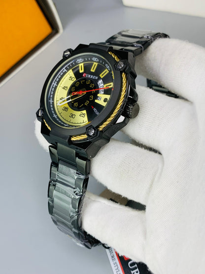 CURREN 8345 - Casual Stainless Steel Watch For Men's