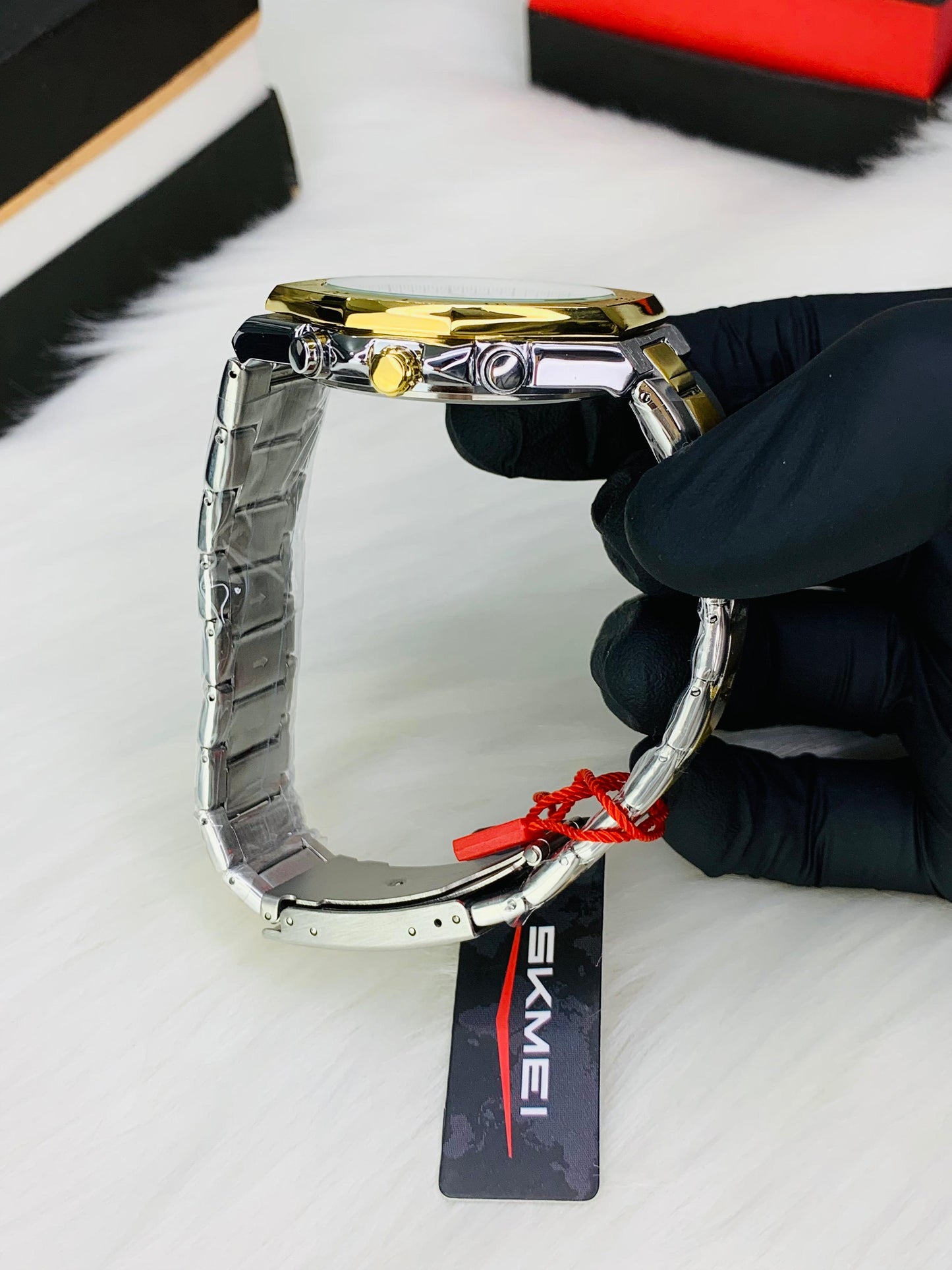 SKMEI 2452 - New Design Chronograph Working Stainless Steel Watch For Men's