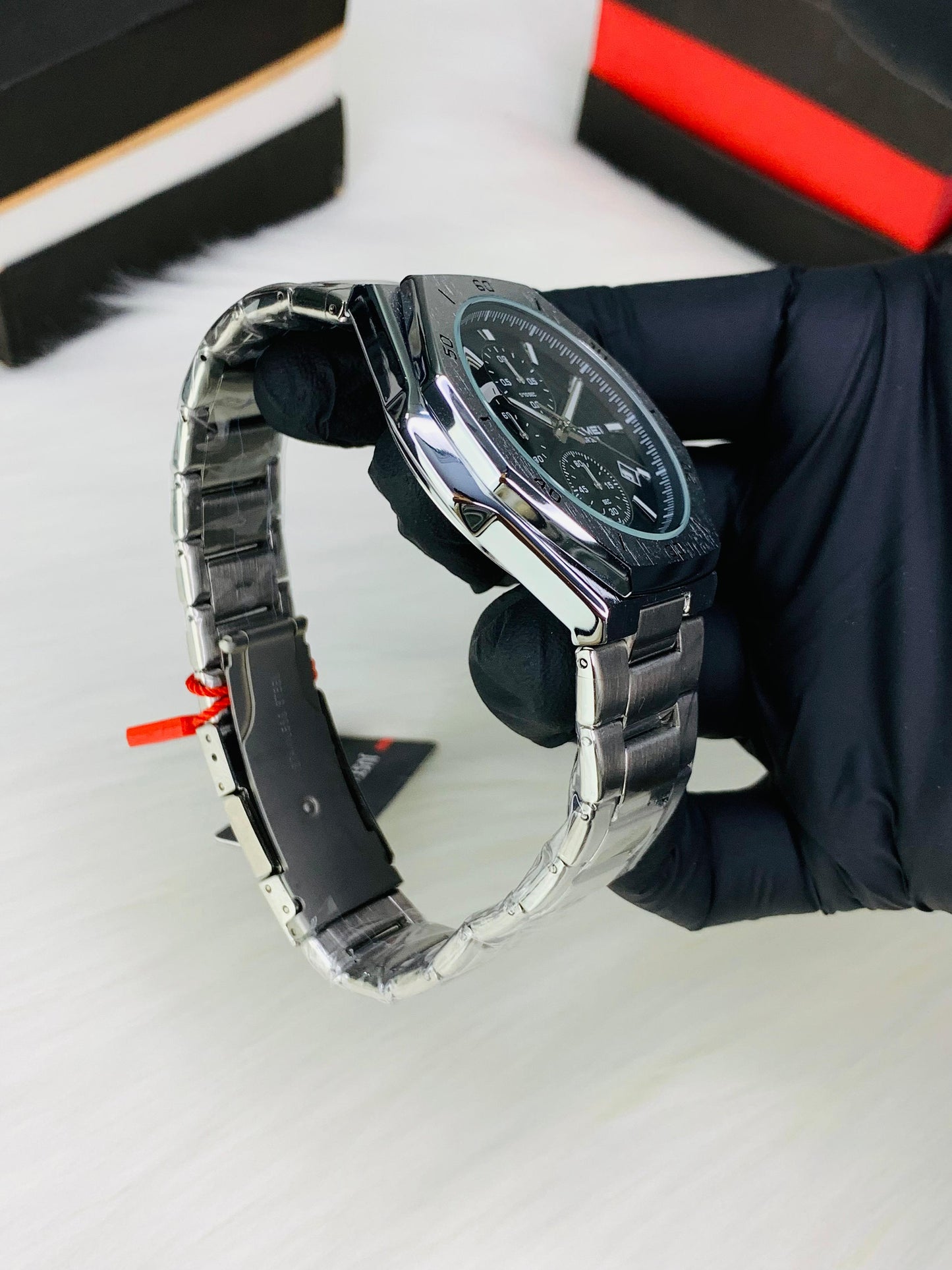 SKMEI 2452 - New Design Chronograph Working Stainless Steel Watch For Men's