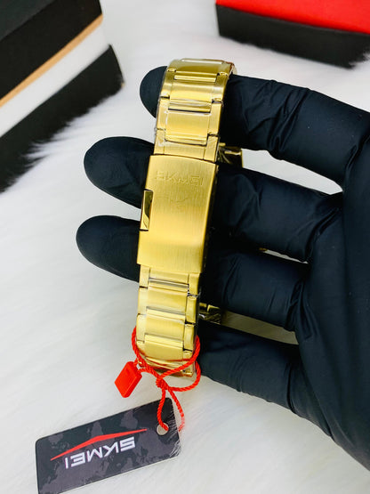 SKMEI 2452 - New Design Chronograph Working Stainless Steel Watch For Men's