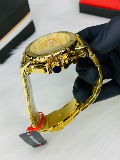 SKMEI  9344 - Big Dail Heavy Weight Chronograph Working Stainless Steel Chain Watch For Men's