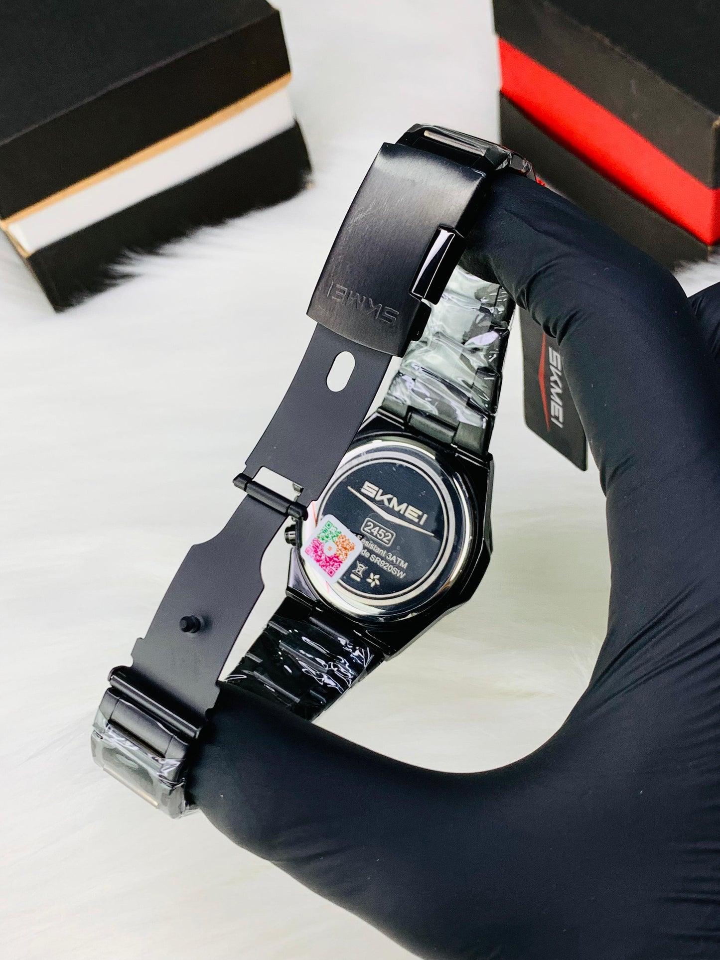 SKMEI 2452 - New Design Chronograph Working Stainless Steel Watch For Men's