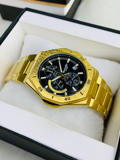 SKMEI 2452 - New Design Chronograph Working Stainless Steel Watch For Men's