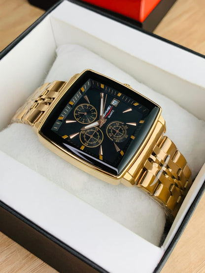 SKMEI 2434 - Square Shape Chronograph Working Watch For Men's
