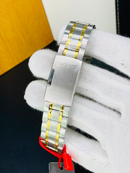 SKMEI 2445 - Dual Time Stainless Steel Chain Watch For Men's