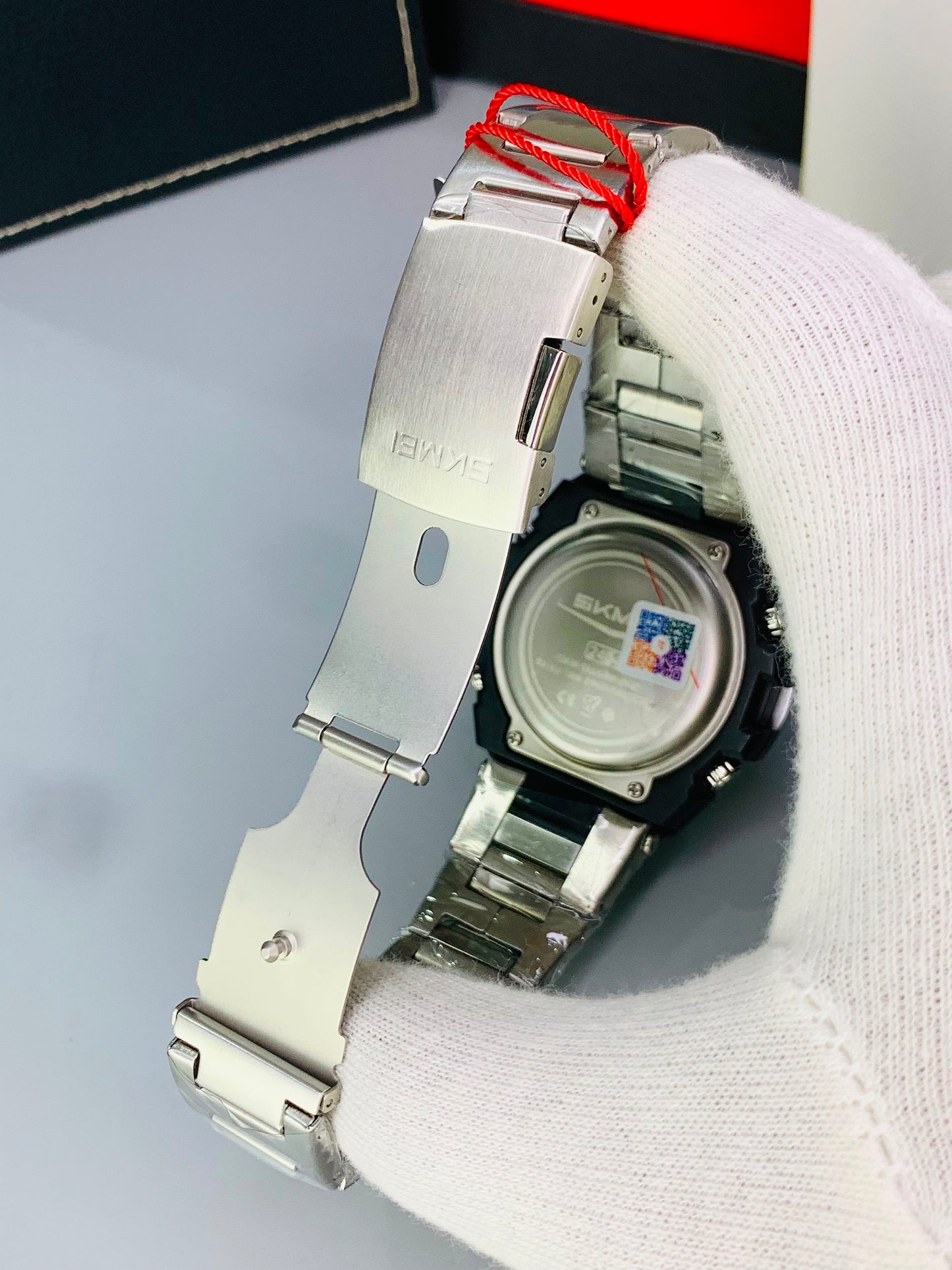 SKMEI 2404 - Dual Time Sport Watch Stainless Steel For Men's