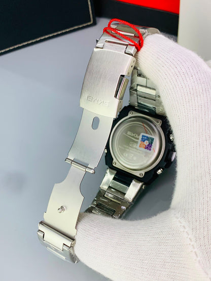 SKMEI 2404 - Dual Time Sport Watch Stainless Steel For Men's