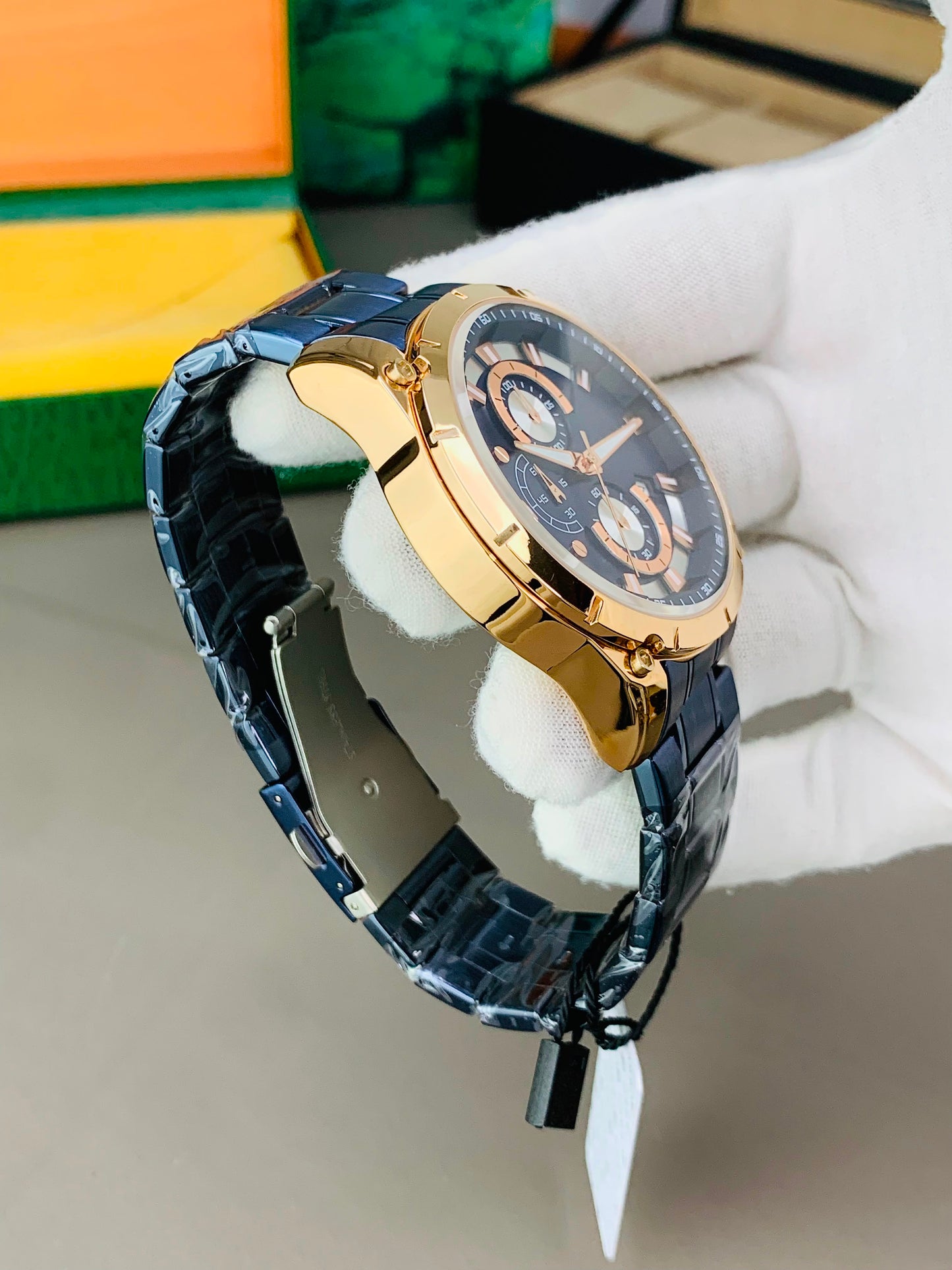 CURREN 8360 - Chronograph Working Stainless Steel Watch For Men's