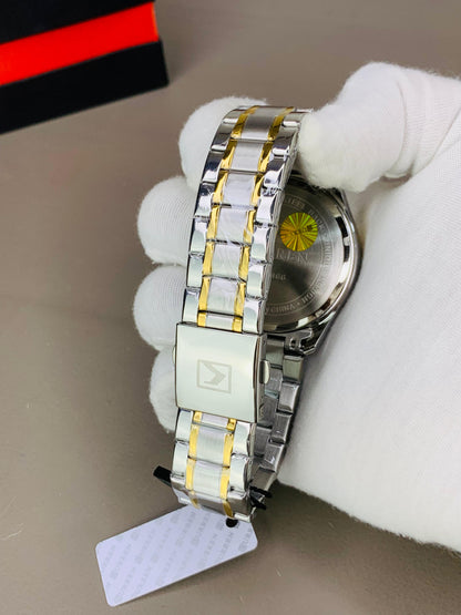 CURREN 8466 - Chronograph Working Stainless Steel Chain Watch For Men's