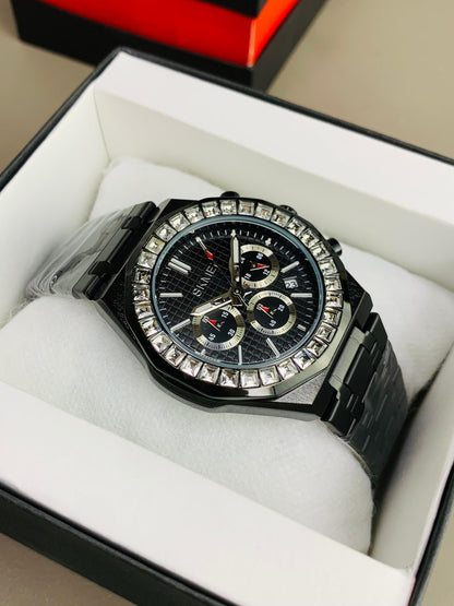 SKMEI 2380 - Stone Case Chronograph Working Watch For Men's