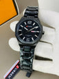 CURREN 8476 - New Shape Day Date Stainless Steel Chain Watch For Men's
