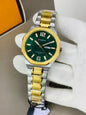 CURREN 8476 - New Shape Day Date Stainless Steel Chain Watch For Men's