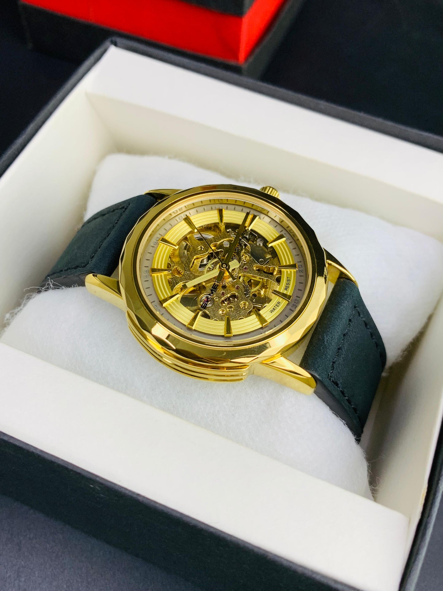 SKMEI M035 - Leather Strap Automatic Watch For Men's