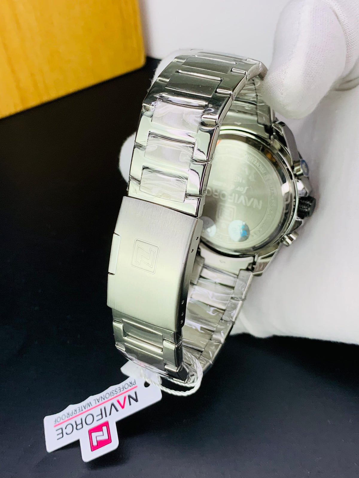 NAVIFORCE 9171 - Dual Time Stainless Steel Watch For Men's