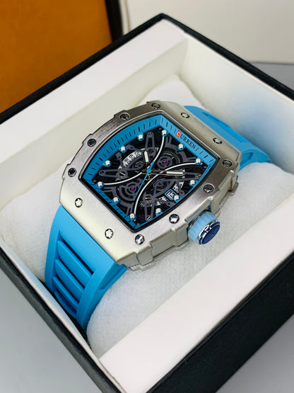 CURREN 8438 - Skeleton Watch For Men's