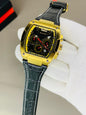 SKMEI 9357 - Leather Belt Chronograph Working Watch For Men's