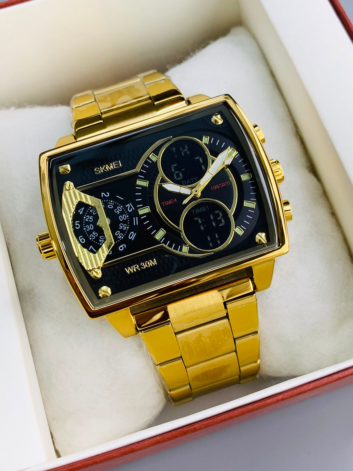 SKMEI 2229 - Most Selling Stainless Steel Dual Time Watch For Mens
