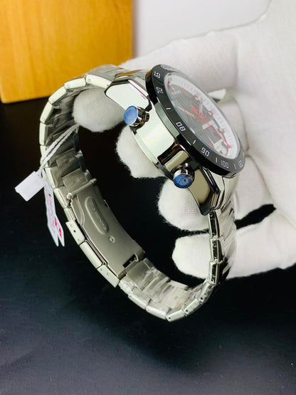 NAVIFORCE 9171 - Dual Time Stainless Steel Watch For Men's