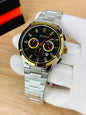 SKMEI 9355 - Chronograph Working Stainless Steel Chain Watch For Men's