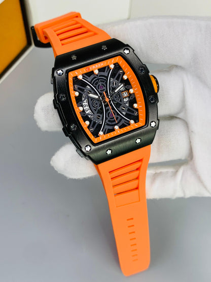 CURREN 8438 - Skeleton Watch For Men's