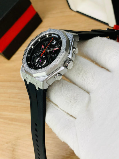 SKMEI 2432 - Rubber Strap Chronograph Working Watch For Men's