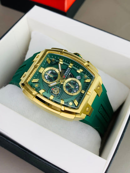 CURREN 8488 - Chronograph Working Strap Watch For Men's