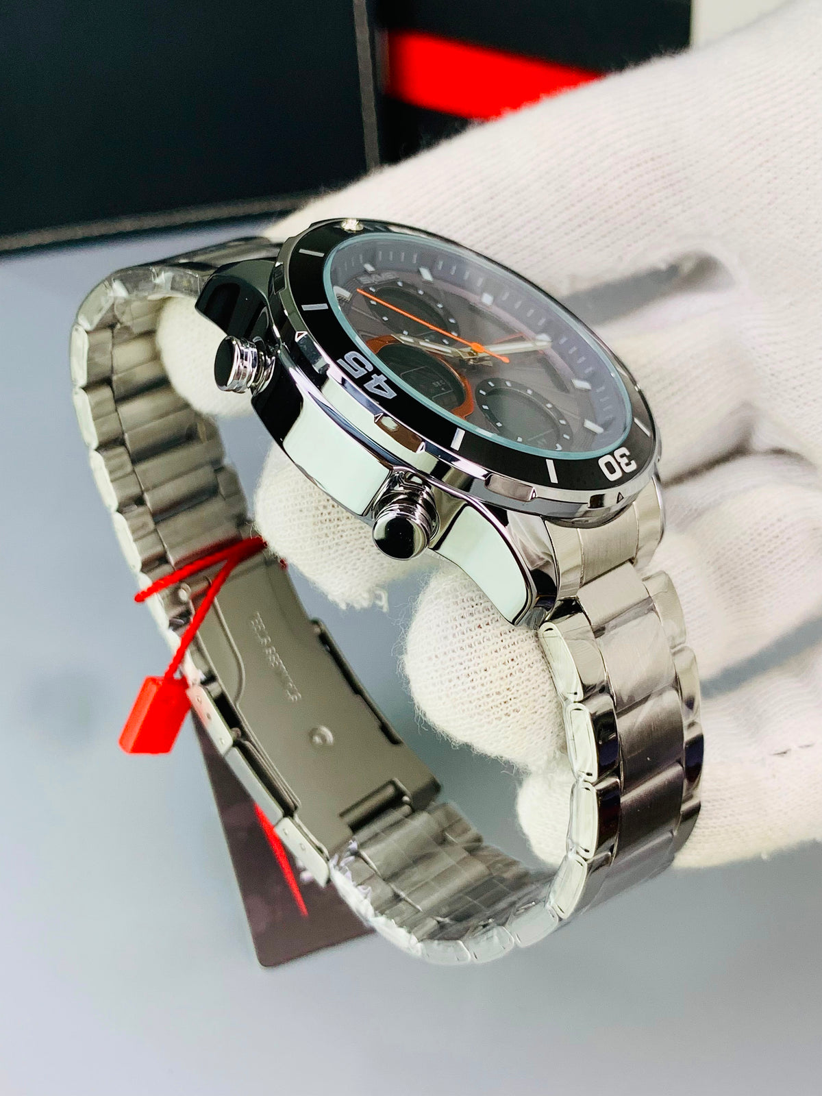 SKMEI 2621 - Dual Time Stainless Steel Watch For Mens