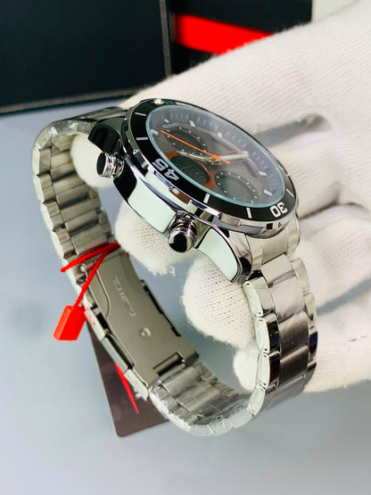 SKMEI 2621 - Dual Time Stainless Steel Watch For Mens