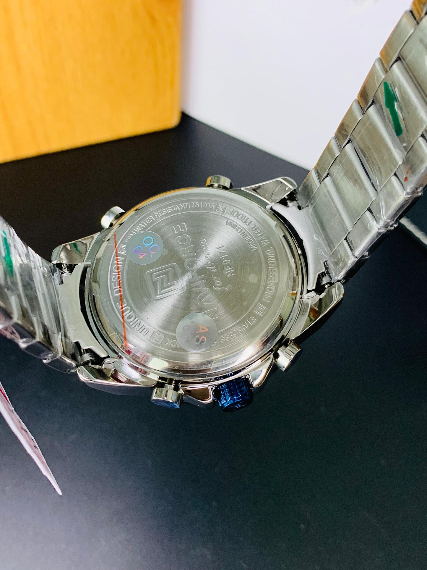 NAVIFORCE 9171 - Dual Time Stainless Steel Watch For Men's