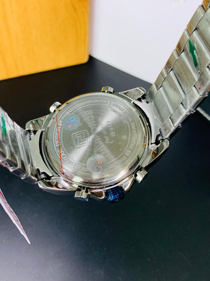 NAVIFORCE 9171 - Dual Time Stainless Steel Watch For Men's